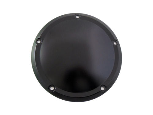 Flat Satin Black Clutch Derby Cover for 2016-18 Harley Touring Models 78165