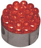 12 Volt Red LED 1157 Dual Filament Taillight Turn Signal Bulb w/ 19 LED's 11819