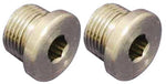 O2 SENSOR BUNG PLUGS 4 HARLEY EXHAUST Use to Plug 18mm O2 Sensor Holes Set of 2