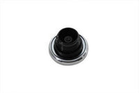 Steel Chrome Ratcheting Style Vented Gas Cap Harley Dyna XL FX FL Softail 380317