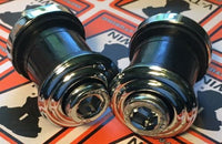 CHROME Flush Mount Riser Bolt Kit w/ POLYURETHANE Bushings 1/2" x 13 #28-0670