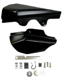 Mid-USA 26307 Black Mid Frame Heat Deflectors Harley Touring FLT 01-07 58022-07A