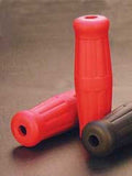 Red Vintage Old School Coke Bottle Jammer Handlebar Grips # 42003