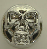 Custom Chrome CHROME SKULL Covers for 5/16" Round Allen Bolts  10 Pieces # 66031