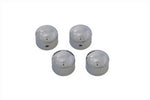 V-Twin Smooth Cylinder Head Bolt Cover Set of 4 for 1986-17 EVO Twin Cam 37-8799