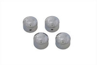 V-Twin Smooth Cylinder Head Bolt Cover Set of 4 for 1986-17 EVO Twin Cam 37-8799