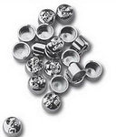 Custom Chrome CHROME SKULL Covers for 5/16" Round Allen Bolts  10 Pieces # 66031