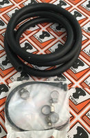 Mini BLACK Universal Oil Cooler for Harley Metrics Customs Softail XL Sportster #26412