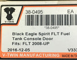 Black LIVE TO RIDE Touring Fuel Door & Pushbutton Release FL 08-18 38-0495 80687