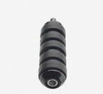 BLACK ISO AntiVibe Vibra Kushion Cats Paw Extended Long Shift Brake Peg 5 Bands