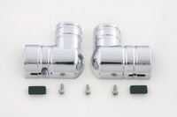 Chrome EFI Fuel Line Fitting Cover Touring 03-18 Softail 02-17 Twin Cam #35-0950