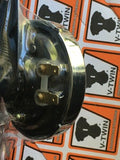 CHROME Universal 3.5" 12V horn with Snap On Cover Black Mount #31506