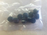BLACK 5/16" BOLT COVERS 10 PC SET FOR ALL MODEL AND YEAR HARLEY CRUISERS #06454
