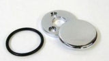 Waterproof Fork Lock Domed Chrome Cover for 1994-2013 Harley Road Kings 89-490