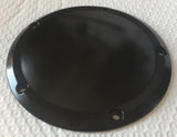 Flat Satin Black Clutch Derby Cover for 2016-18 Harley Touring Models 78165