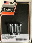 COLONY Chrome Front Rotor Bolts (5) Harley Customs 5/16-18 x 7/8" 57125