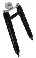 BLACK Finned Billet Frame Mounted Oil Cooler Most Harley Models EVO TC MU 89001