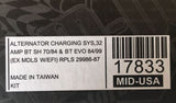 Complete Chrome 32 Amp Charging System Harley Big Twin EVO 1970-1999 #17833