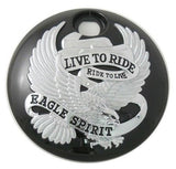 Black Eagle Spirit LIVE TO RIDE Touring Fuel Tank Console Door FL '08-18 80106