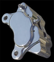 NEW POLISHED ULTIMA FOUR PISTON PERFORMANCE BRAKE CALIPER FRONT OR REAR 90-675