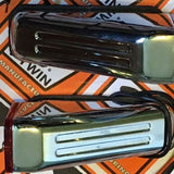 Amber Flush Mount Wedge Ball Milled Marker Lights Turn Brake Lights # 11414