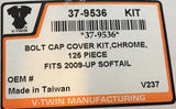 Wyatt Gatling Chrome Bolt Cap 125 Piece Cover Kit 2009-Later Softail 37-9536