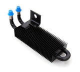 Mini BLACK Universal Oil Cooler for Harley Metrics Customs Softail XL Sportster #26412