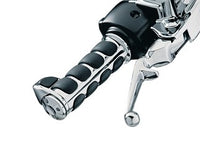 Kuryakyn Chrome Premium ISO®-Grips for Dual Cable Throttle #6228