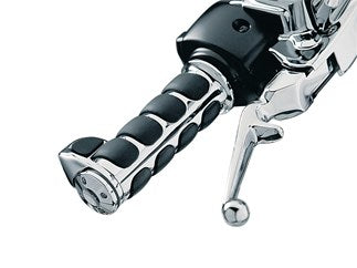 Kuryakyn Chrome Premium ISO®-Grips for Dual Cable Throttle #6228