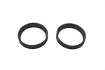 (2) Graphite Tapered Exhaust Gaskets For Harley Touring Softail Twin Cam EVO XL
