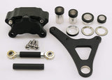 Ultima Black 4 Piston Caliper & Front Bracket Kit for 1984-1999 Harley Springer